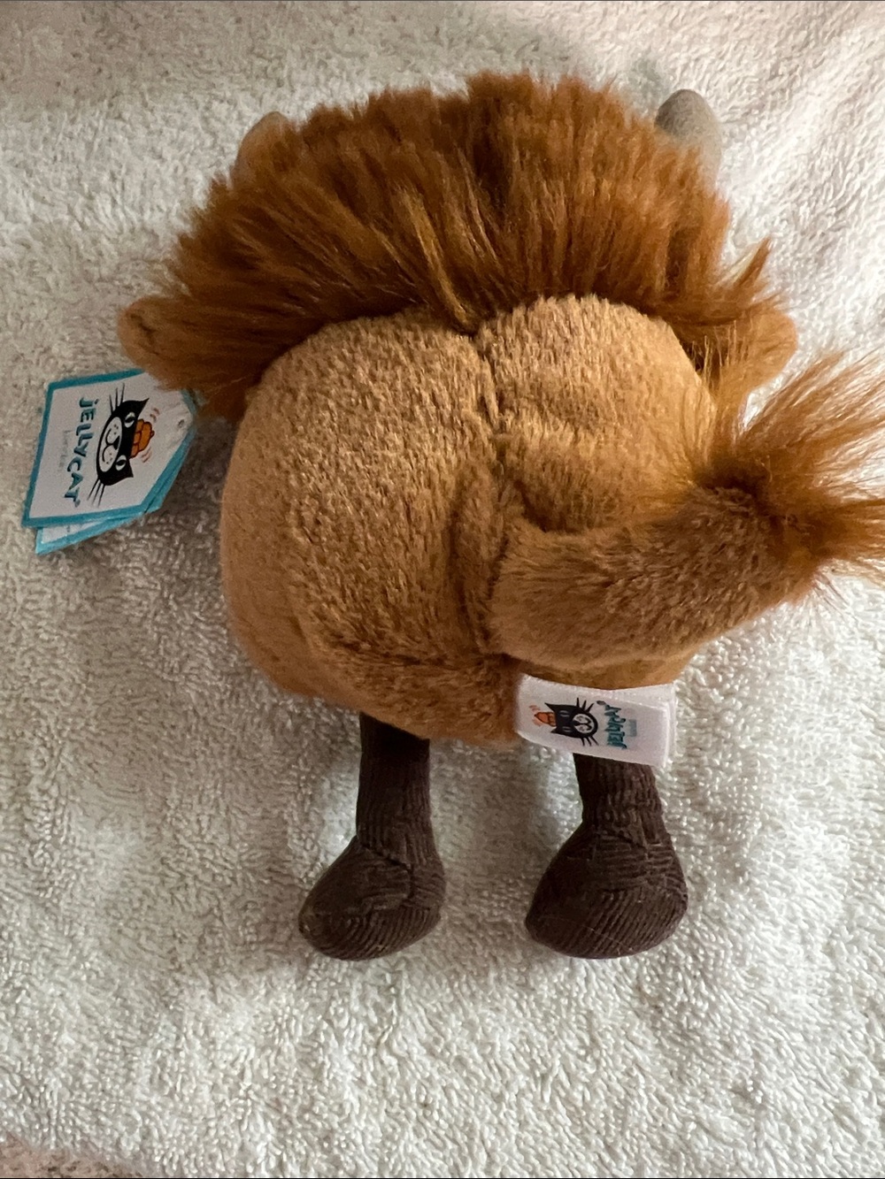 Jellycat I am Amuseabean Highland Cow (retired) - Picture 4 of 4